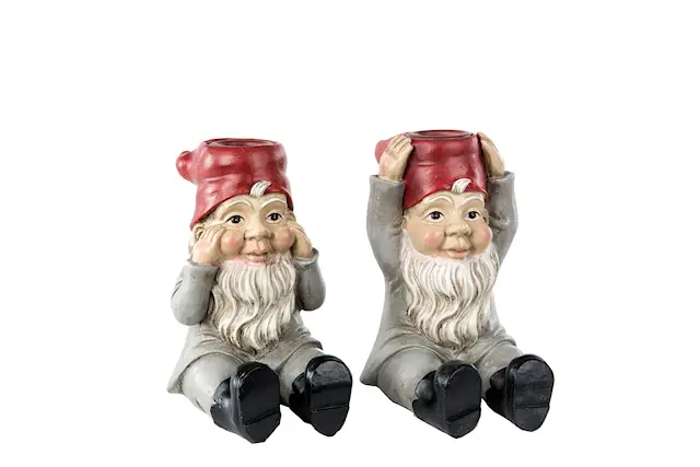 Ljusstake Tomte Kronljus Mix Poly