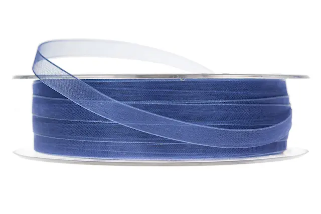 Dekorationsband Beauty Blå 7 mm