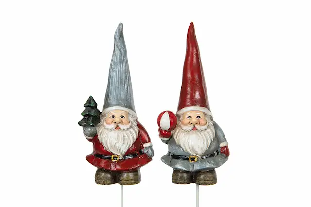 Tomte Stick Röd/Grå Mix Poly