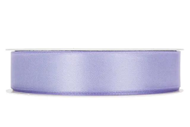 Dekorationsband Dubbelsatin L.lila 25 mm