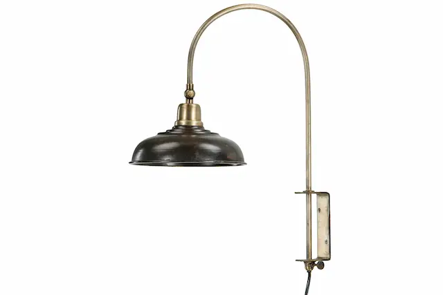 Vägglampa Noa Antik Brun
