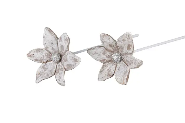 Stick Blomma Champagne Poly