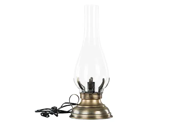 Bordslampa/Light El Antik Mässing