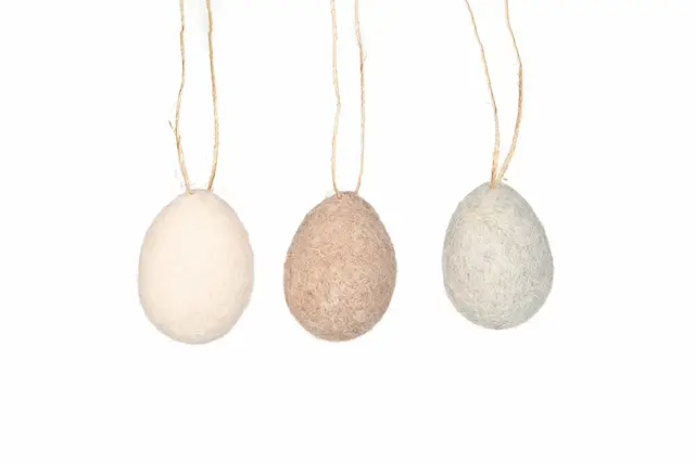 Ägg Ull Beige/Brun/Grå Mix