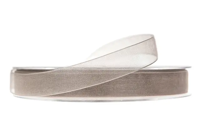 Dekorationsband Beauty Grå 15 mm