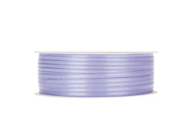 Dekorationsband Dubbelsatin L.lila 3 mm