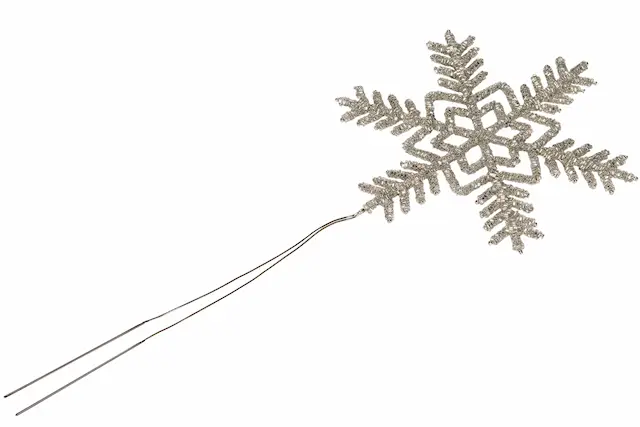Julgranstopp Snöflinga Bella Silver