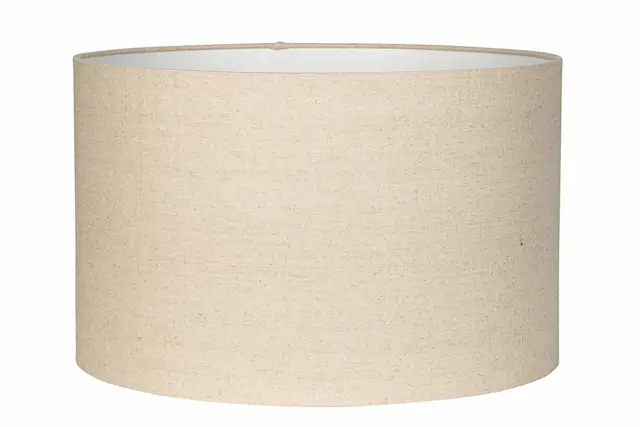 Lampunvarjostin, pellava, sylinteri, luonnollinen