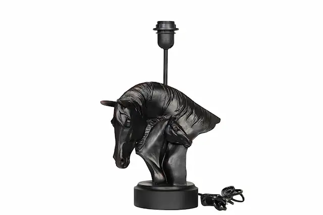 Bordslampa Häst Sto Föl Brun Poly
