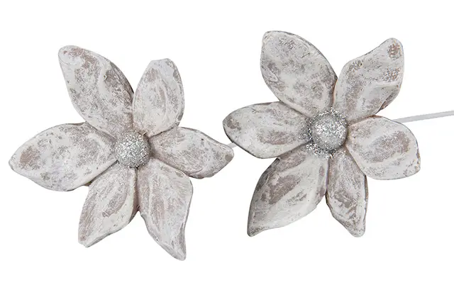 Stick Blomma Champagne Poly