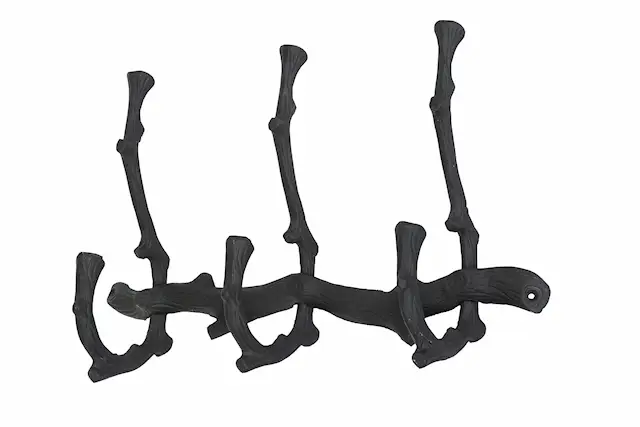 Kroklist Wood Large Svart