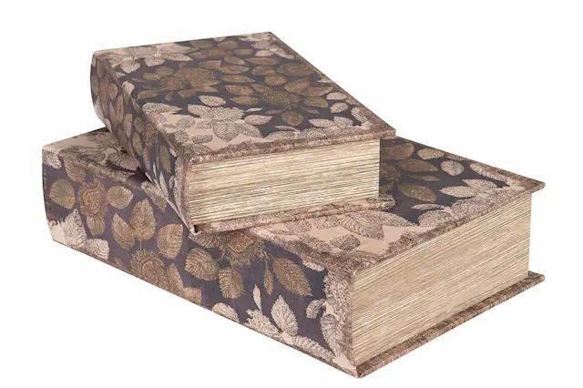 Boklåda Brown Flowers