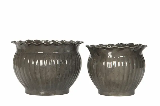 S:Ø18x15cm. L:Ø21x15cm.