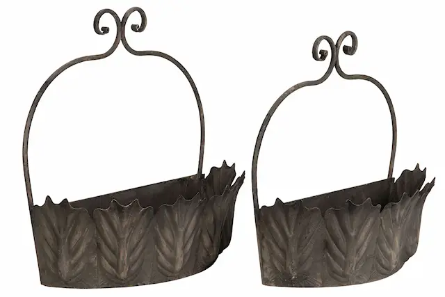 Väggampel Blad Metall