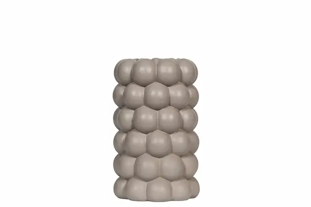 Kynttilänjalka, Bubbly, harmaanruskea, pyöreä, poly
