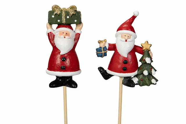 Stick Tomte Gran/Paket Mix Poly