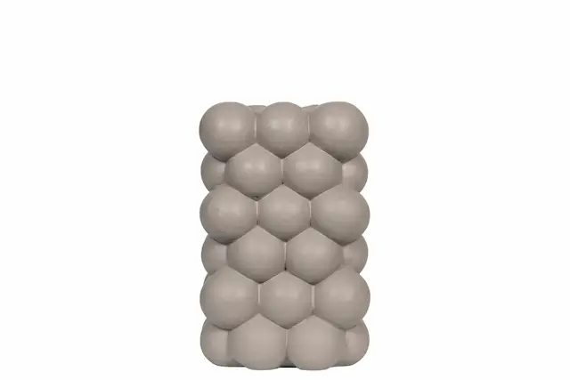 Kynttilänjalka, Bubbly, harmaanruskea, neliskulmainen, poly