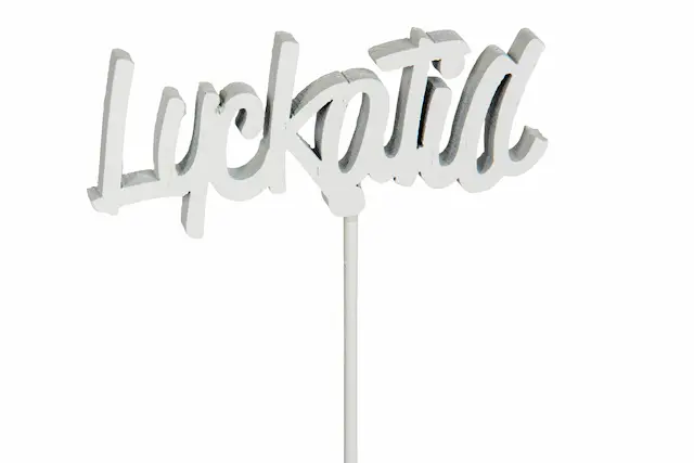Stick Lycka Till Pinne Vit
