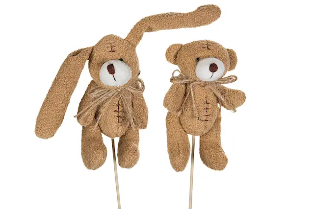 Stick Nalle/Kanin Pinne Brun