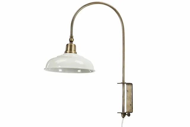 Vägglampa Noa Emalj Shell