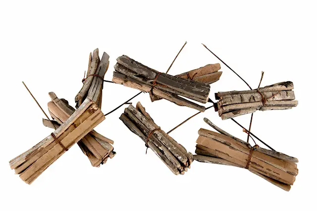 Stick Näverbunt Trådad Natur