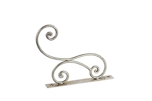 Lyktkrok Vägg Silver
