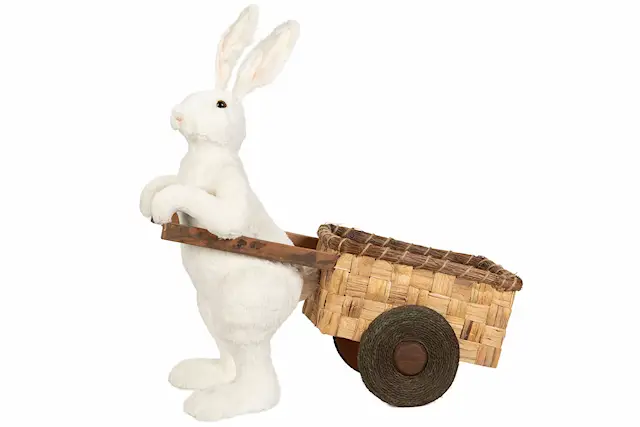 Hare Med Kärra Vit