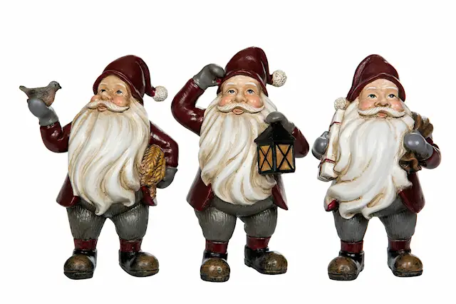 Tomte Nissar Röd Mix Poly