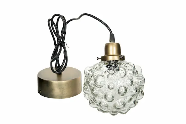 Taklampa Globe Glas