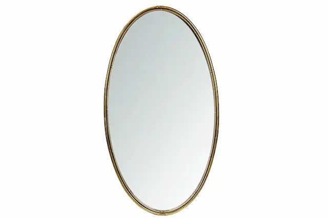 Peili Oval antiikkimessinki