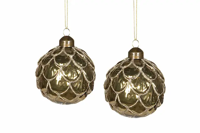 Glaskula Kotte Guld