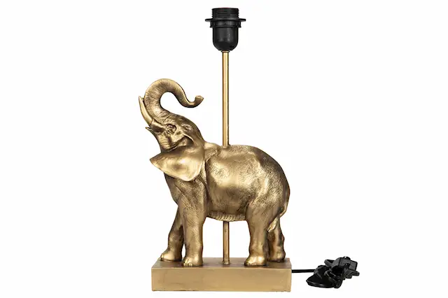 Lampfot Elefant Poly