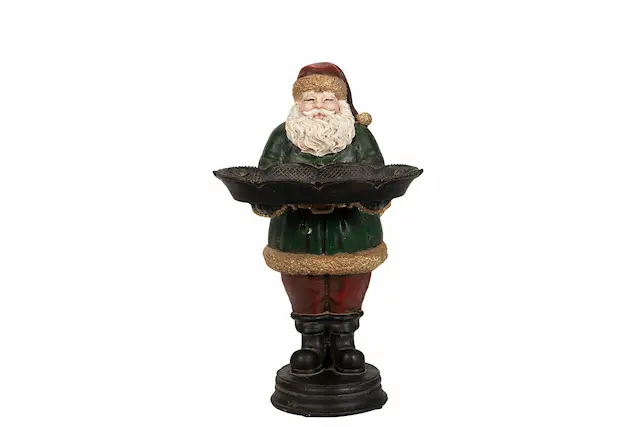Tomte Med Fat Grön Poly