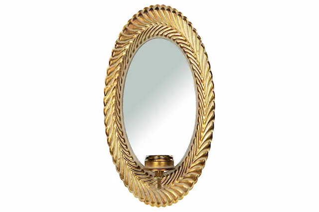 Spegellampett Cilia Guld
