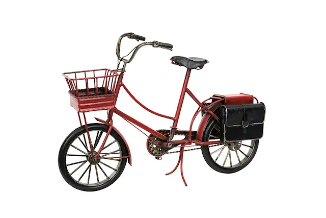 Cykel Röd Metall