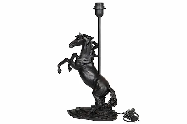 Lampfot Häst Stegrande Poly