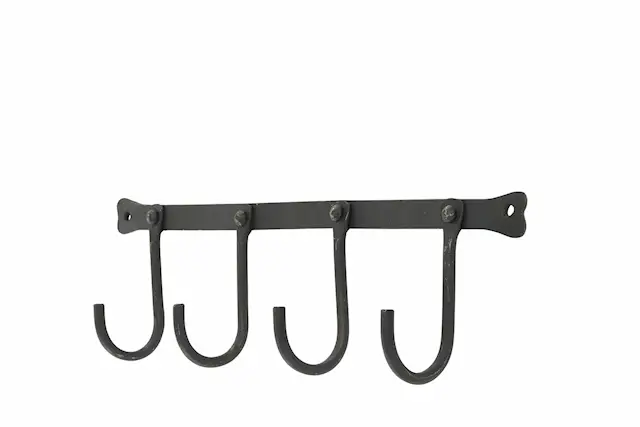 Kroklist 4 Krokar Svart
