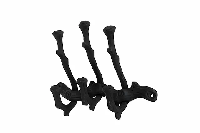 Kroklist Wood Small Svart