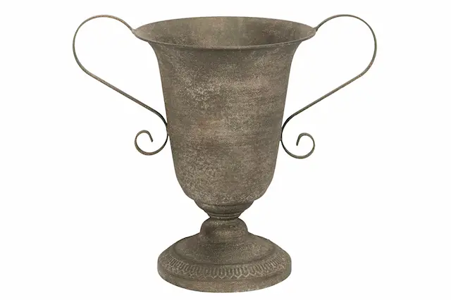 Kruka Pokal Spinn Metall Grön