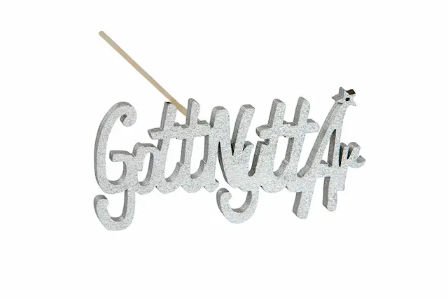 Gott Nytt År Stick Silver