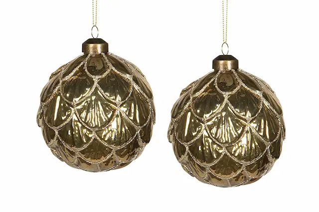 Glaskula Kotte Guld