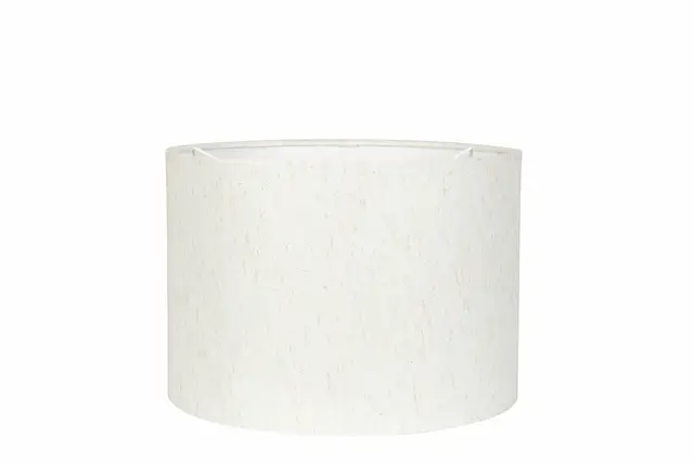 Lampskärm Linne Cylinder Creme