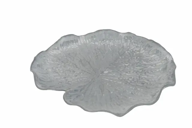 Trädgårdsdekoration Blad Ljusgrå