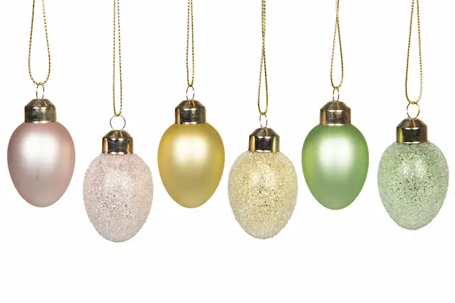 Ägg Glas Häng Pastell Mix