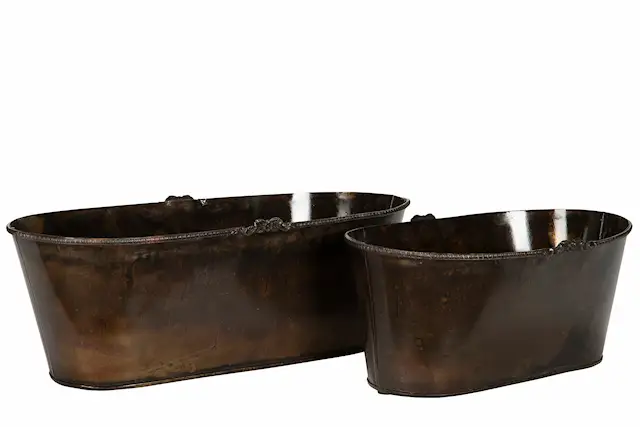 Kruka Rosendal Avlång Antik Brun