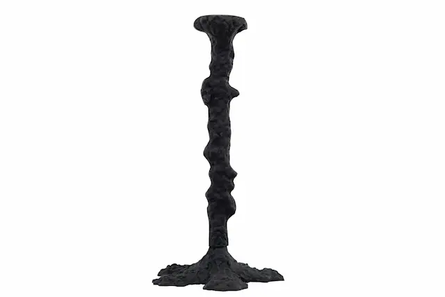 Ljusstake Foot Stor Svart