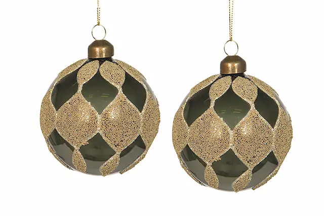 Glaskula Orient Oliv