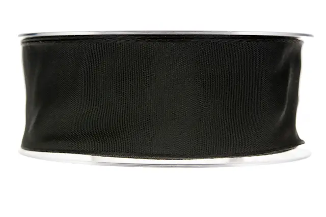 Dekorationsband O. Svart 40 mm
