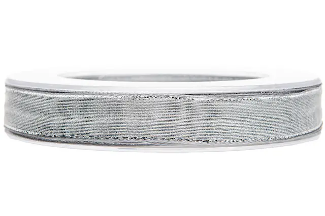 Dekorationsband Platinum Silver 15 mm
