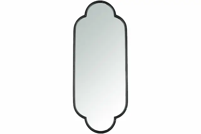 Spegel/Avlång Svart
